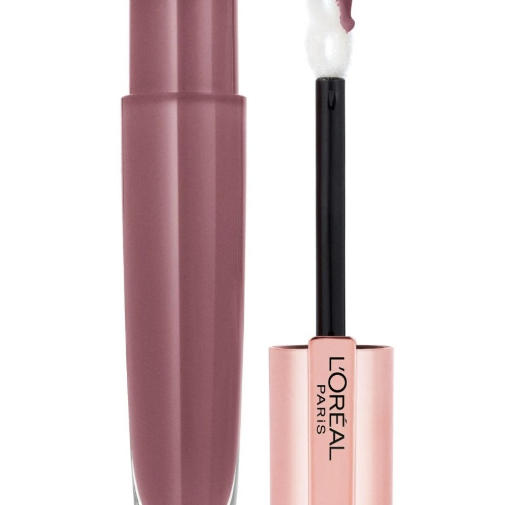 L’ORÉAL Paris Glow Paradise Lip Gloss Lipstick in 120 Rose Harmony NIB